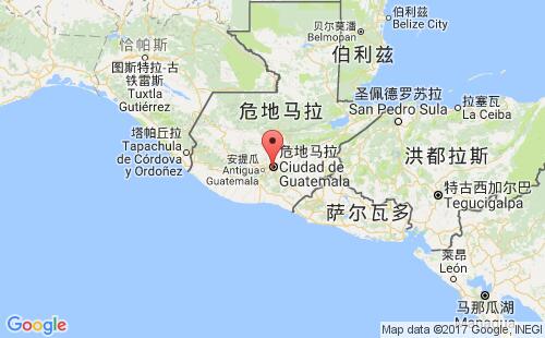 危地马拉港口地图